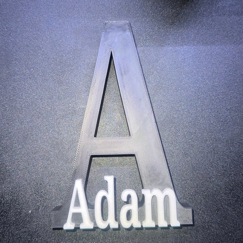 CUSTOM INITIAL & NAME SIGN