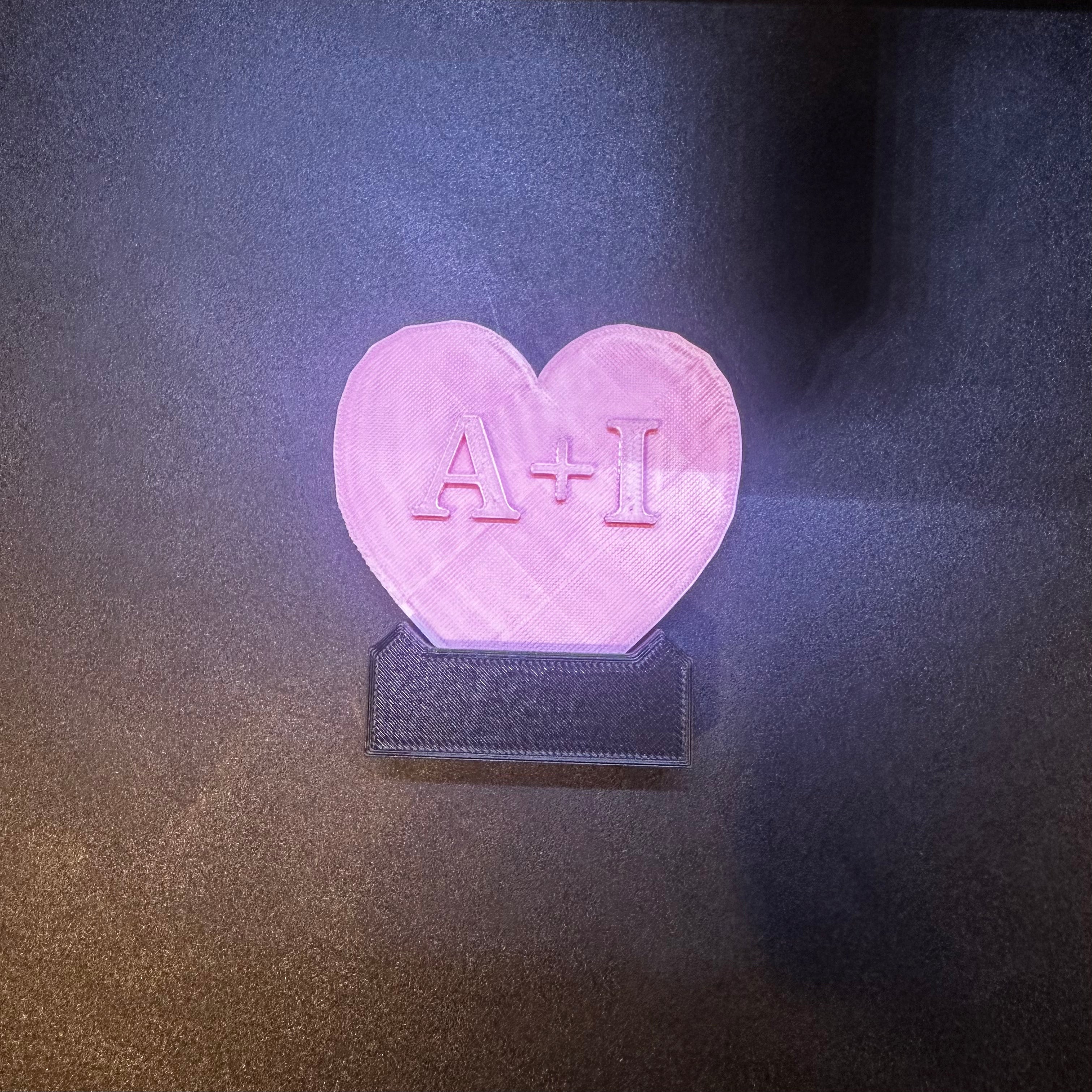 CUSTOM LOVE HEART INITIALS