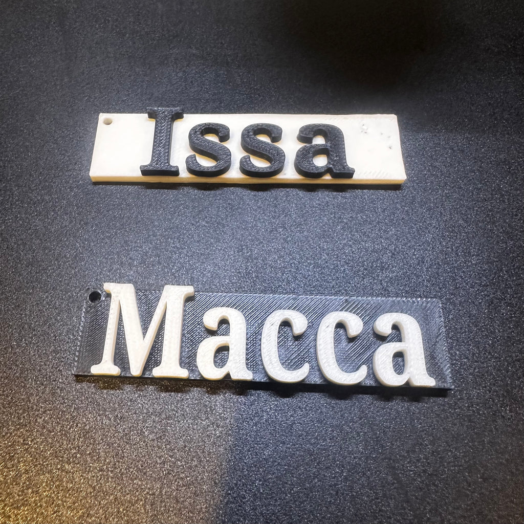 CUSTOM NAME KEYCHAIN