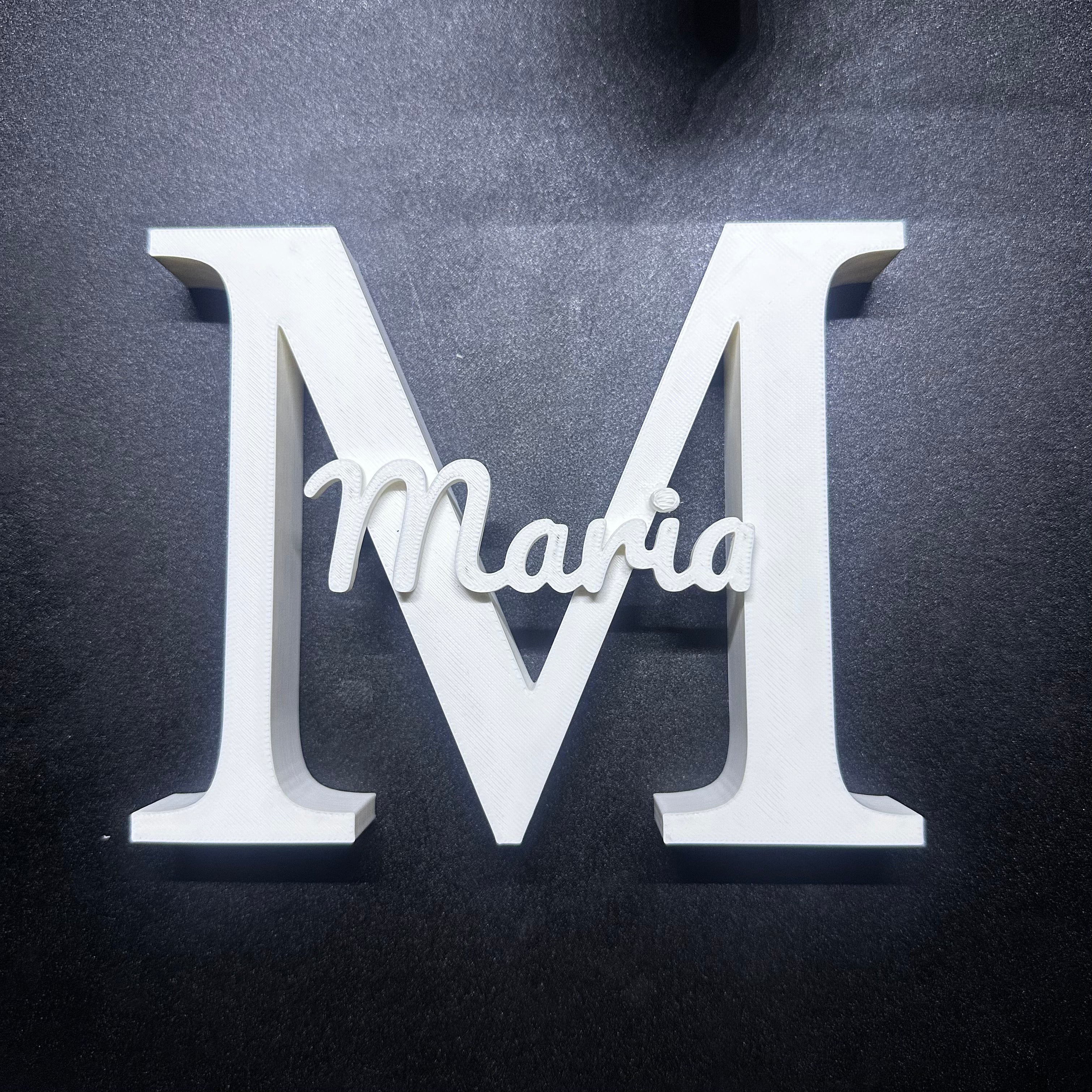 CUSTOM INITIAL & NAME SIGN